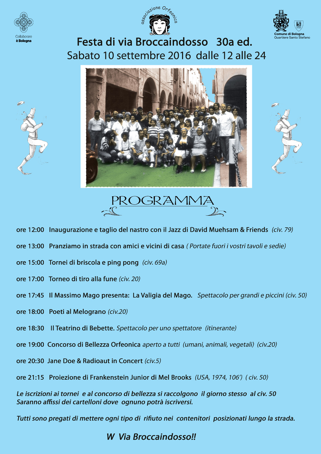 Festa di via Broccaindosso 10-09-2016